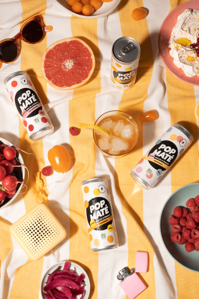 Canettes POP Maté apéro picnic - Crédits Antinea Esteban